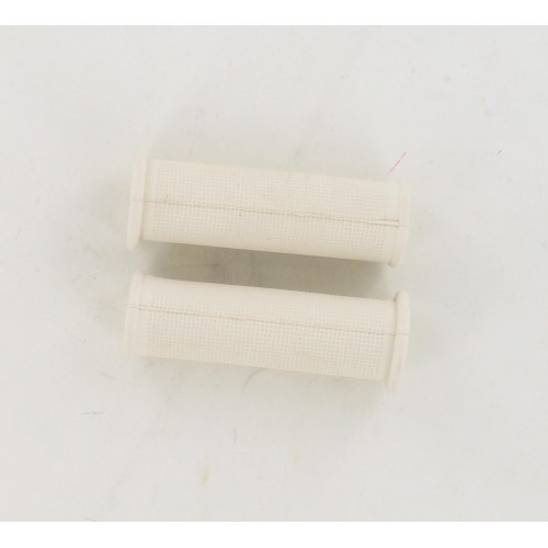 Paire de revêtements de poignées Beiges Standard 100mm D22/25 Peugeot MBK