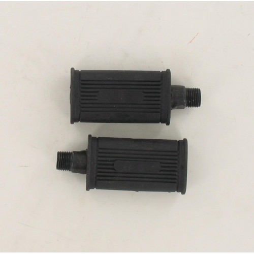 Paire de pédales plastiques noires 14x125 type Notario Peugeot MBK