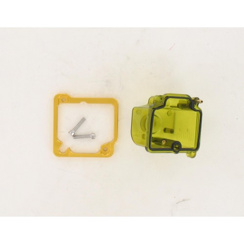 Cuve de carburateur type PWK 19-30mm transparent jaune