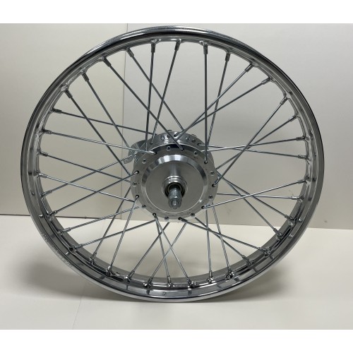 Roue arrière 1.4x18" à rayons complète MBK 88 (36 trous)