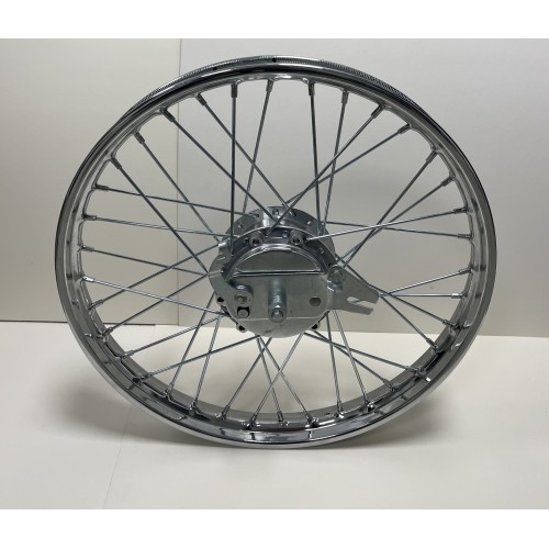 Roue arrière 1.4x18" à rayons complète MBK 88 (36 trous)