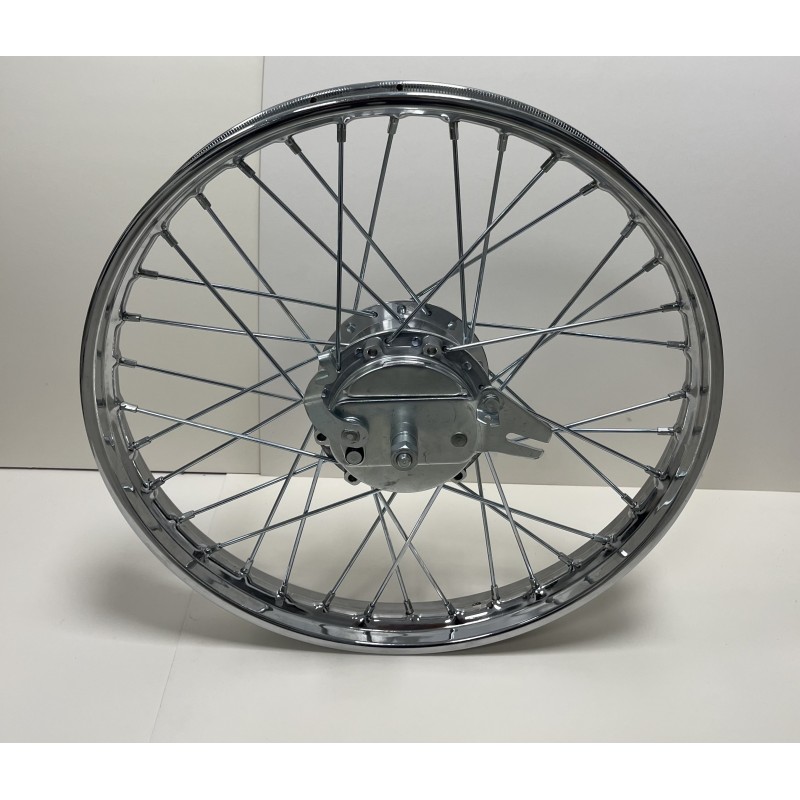 Roue arrière 1.4x18" à rayons complète MBK 88 (36 trous)