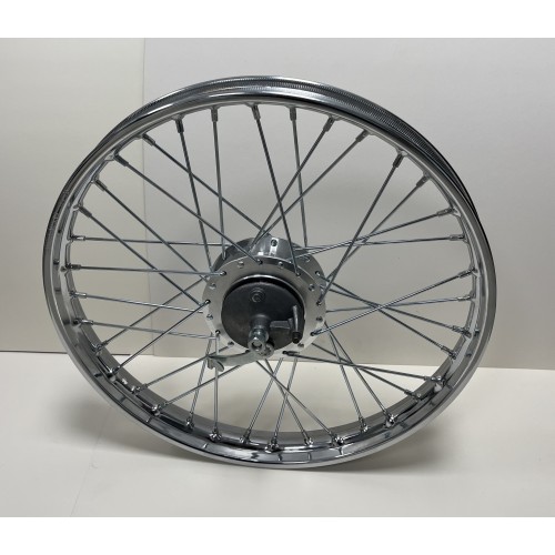 Roue avant 1.4x18" à rayons complète MBK 85 88 (36 trous)