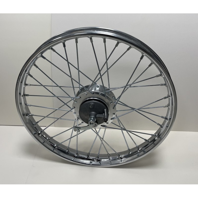 Roue avant 1.4x18" à rayons complète MBK 85 88 (36 trous)