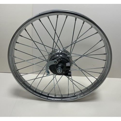 Roue avant 1.5x17" à rayons complète Peugeot 103 SP MVL (36 trous)