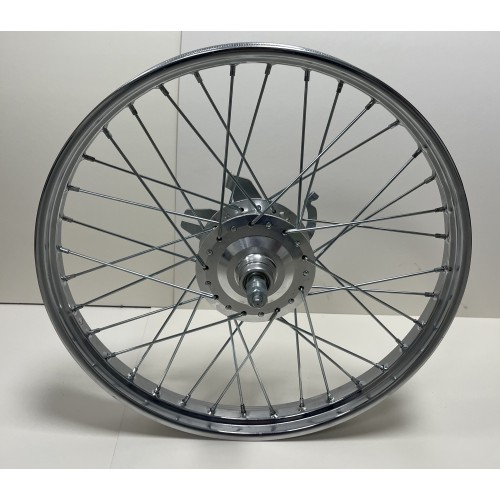 Roue arrière 17" à rayons complète MBK 41 51 (36 trous)