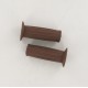 Paire de revêtements de poignées Marron 101mm D21/25 MBK Motobecane