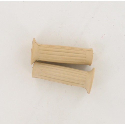 Paire de revêtements de poignées Crème 105mm D22/25 MBK Peugeot