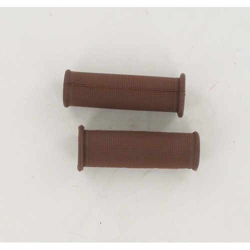 Paire de revêtements de poignées Marron Standard 100mm D22/25 Peugeot MBK