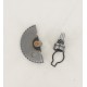 Axe et noix de kick Peugeot Fox Ludix Speedfight (15.5mm)