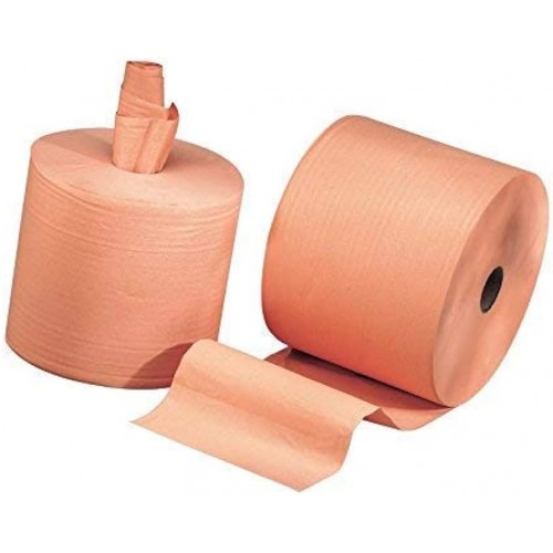 2 Bobines papier essuie chamois ouate (20x25cm - 800 feuilles / rouleau)
