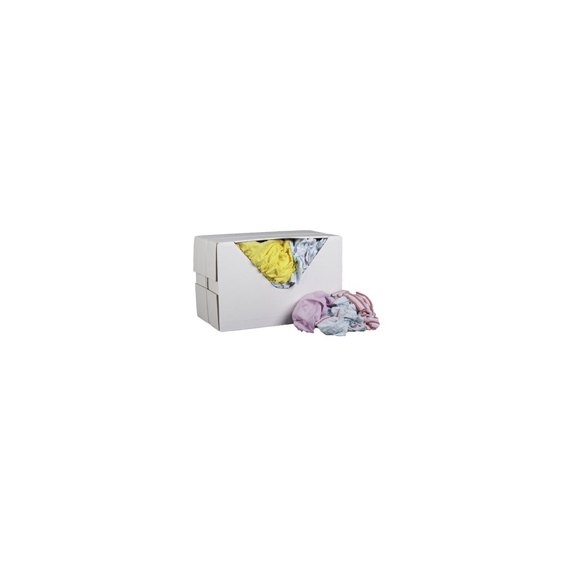Carton 10kg chiffons couleurs extra fins