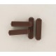 Jeu de 4 patins de pédales type Lyotard Marron MBK Motobecane Peugeot Solex