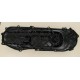 Carter de kick alu noir MBK Booster Stunt Yamaha Bw's Slider