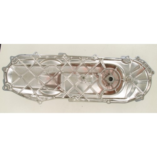 Carter de kick alu chromé MBK Booster Yamaha Bw's