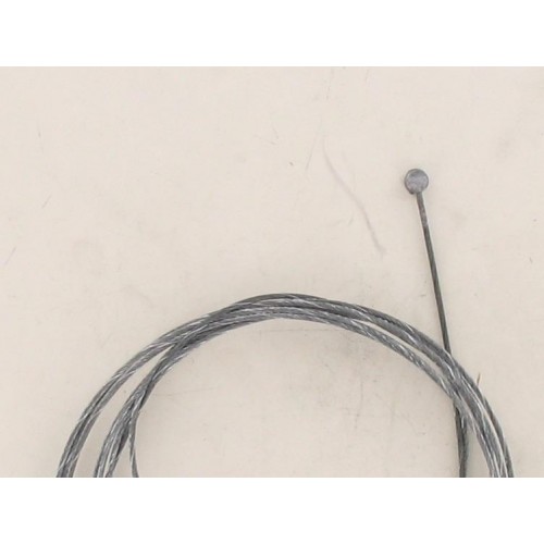 Câble dérailleur acier galva 12/10 2,25m tête plate 3x5 (boite de 25)