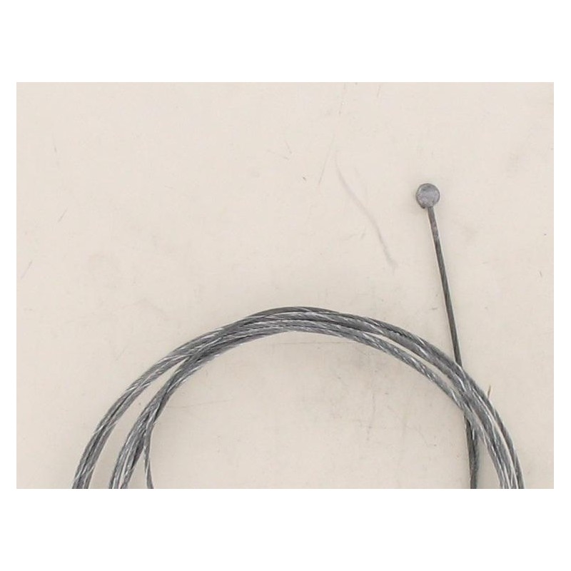 Câble dérailleur acier galva 12/10 2,25m tête plate 3x5 (boite de 25)