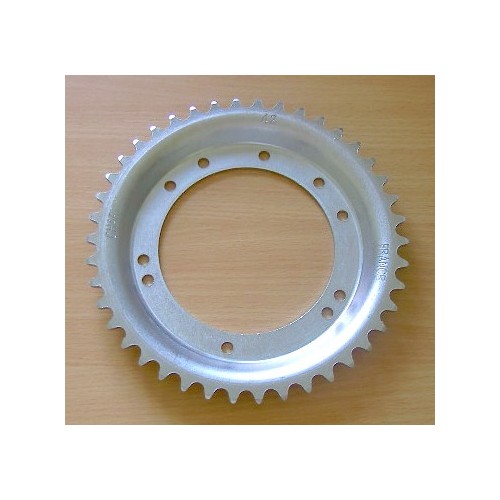 Couronne 42 dents D98 Camb 14 10T Peugeot 103 - Bâtons